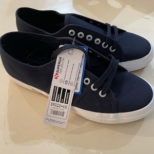 NWT SUPERGA NAVY Wm 8/M 6.5